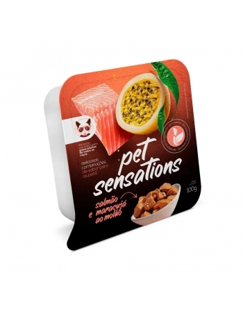 PET SENSATIONS - SALMAO COM MARACUJA AO MOLHO P/GATOS