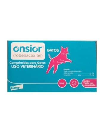 ONSIOR 6 MG 6 CP - GATOS