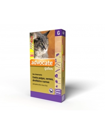 ADVOCATE CAT 0,8ML X 3 (EMB ECONOMICA)