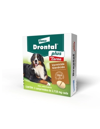 DRONTAL PLUS SABOR CARNE 35KG - 2CPR