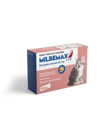 MILBEMAX FC 4/10 MG 2 CP